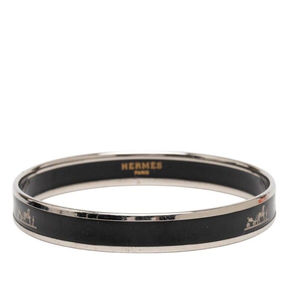 Hermes Enamel PM Silver Black Metal Belt main image 4